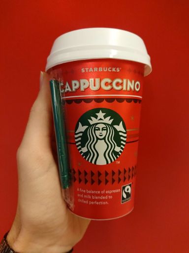 starbucks cappuccino christmast 2018