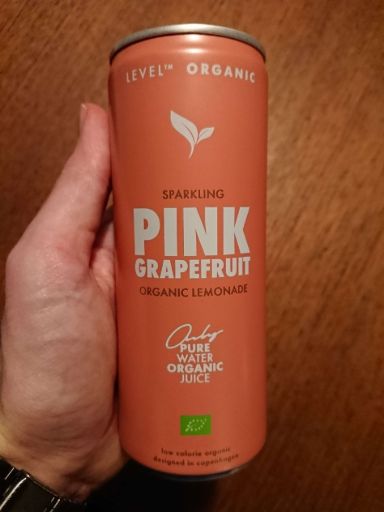 Level organic pink grapefuit lemonade