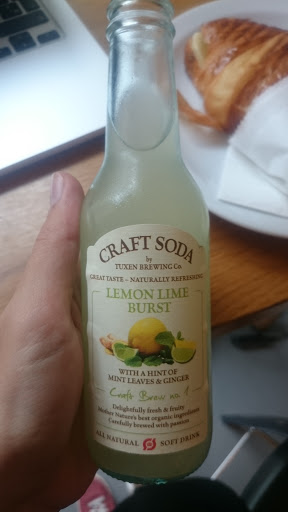 Craft soda lemon lime burst